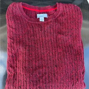 Kim Rogers Maroon Crewneck Sweater